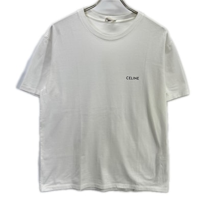 セリーヌ 2X43C671C ロゴ ルーズTシャツ S