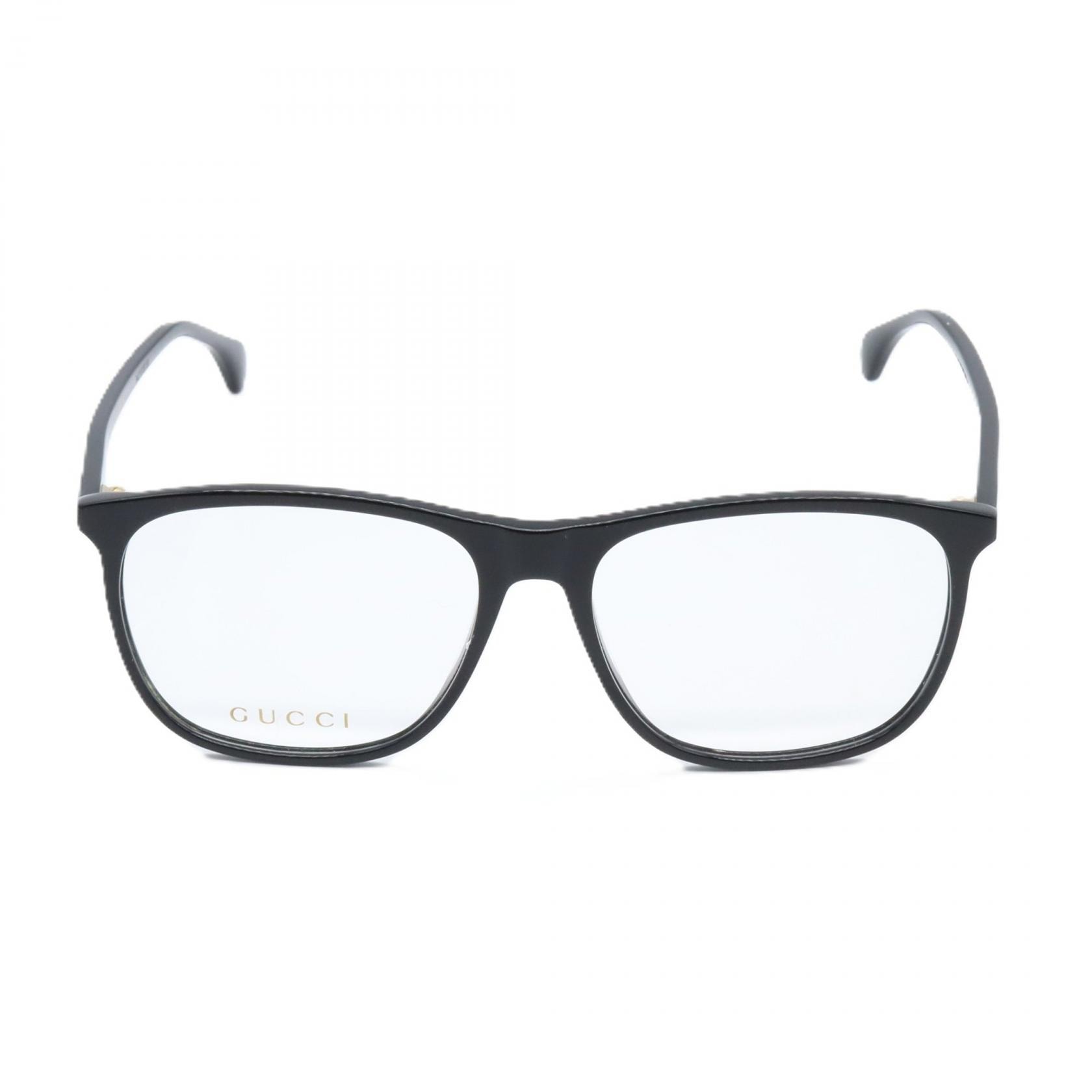 グッチ GUCCI オプティカルフレーム メガネ メガネ 衣料品 プラスチック メンズ レディース ブラック系 GG0554O-001 【新品】