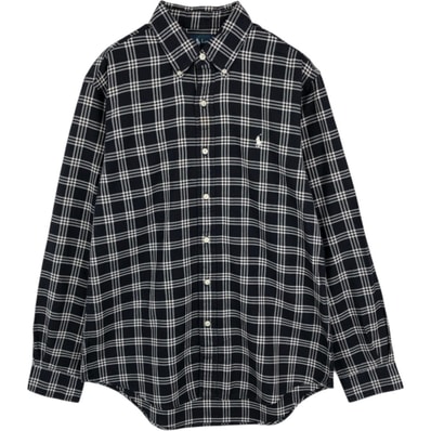 古着 ラルフローレン Ralph Lauren CUSTOM FIT 長袖 ボタンダウンチェックシャツ メンズM相当/eaa678106