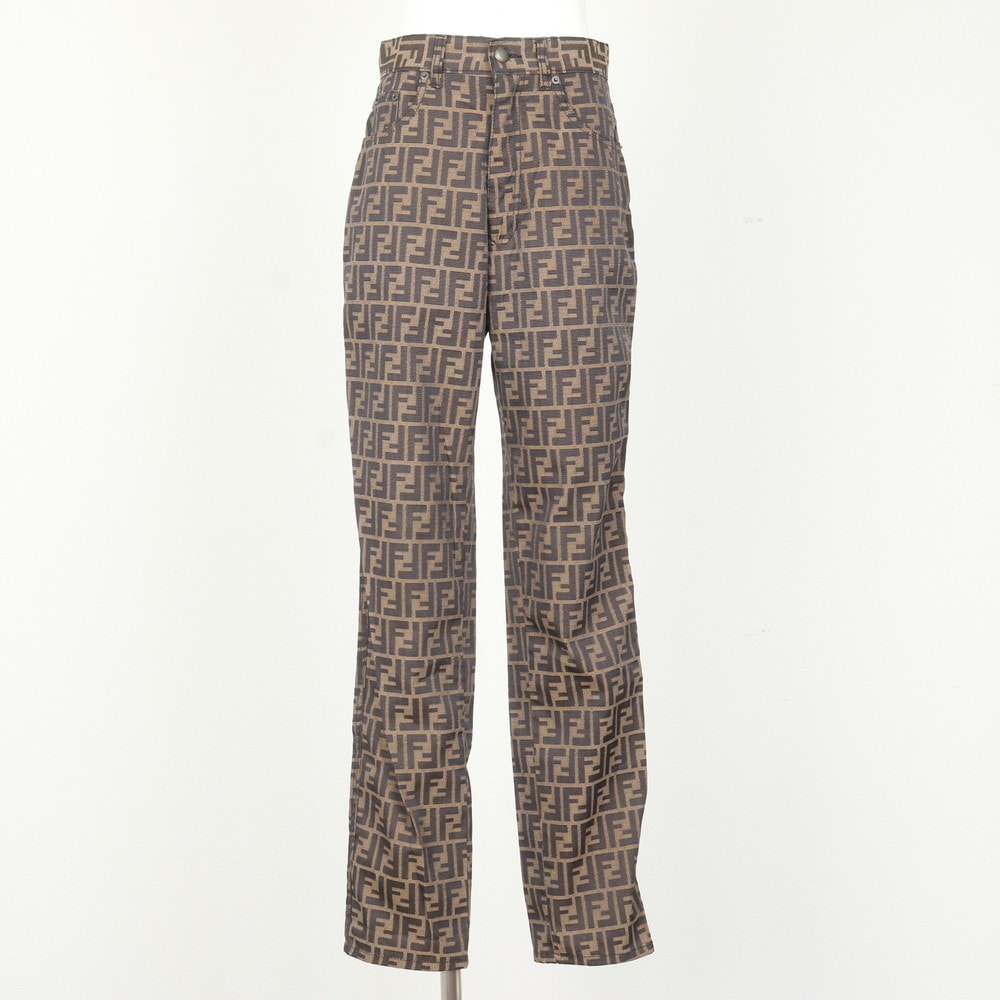 ■極美品 フェンディ ズッカ総柄 ボトムス 43パンツ