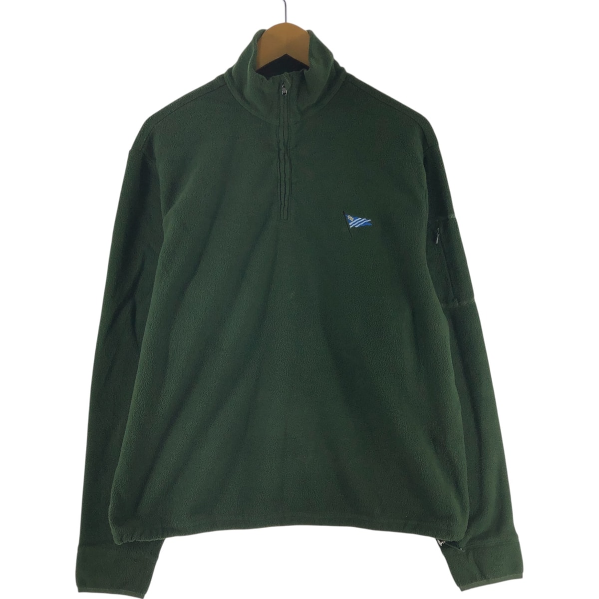 古着 ラルフローレン Ralph Lauren POLO GOLF ポロゴルフ ハーフジップ フリースプルオーバー メンズL相当/eaa449413