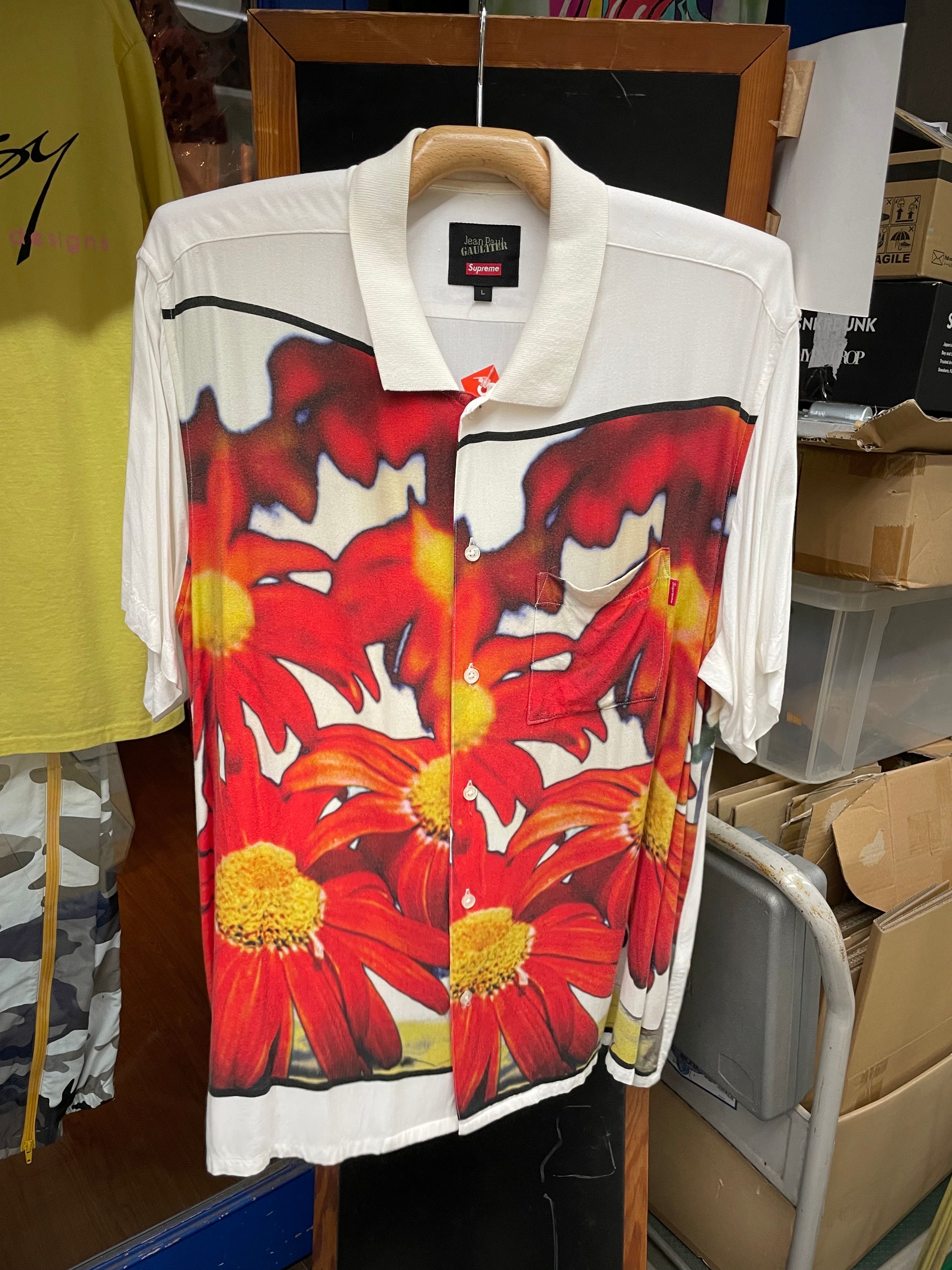 Supreme Jean Paul Gaultier Flower Power Rayon Shirt "White"
