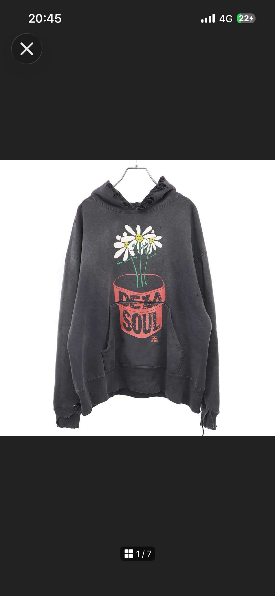 SAINT Mxxxxxx x DE LA SOUL DLS Hoodie "Black"