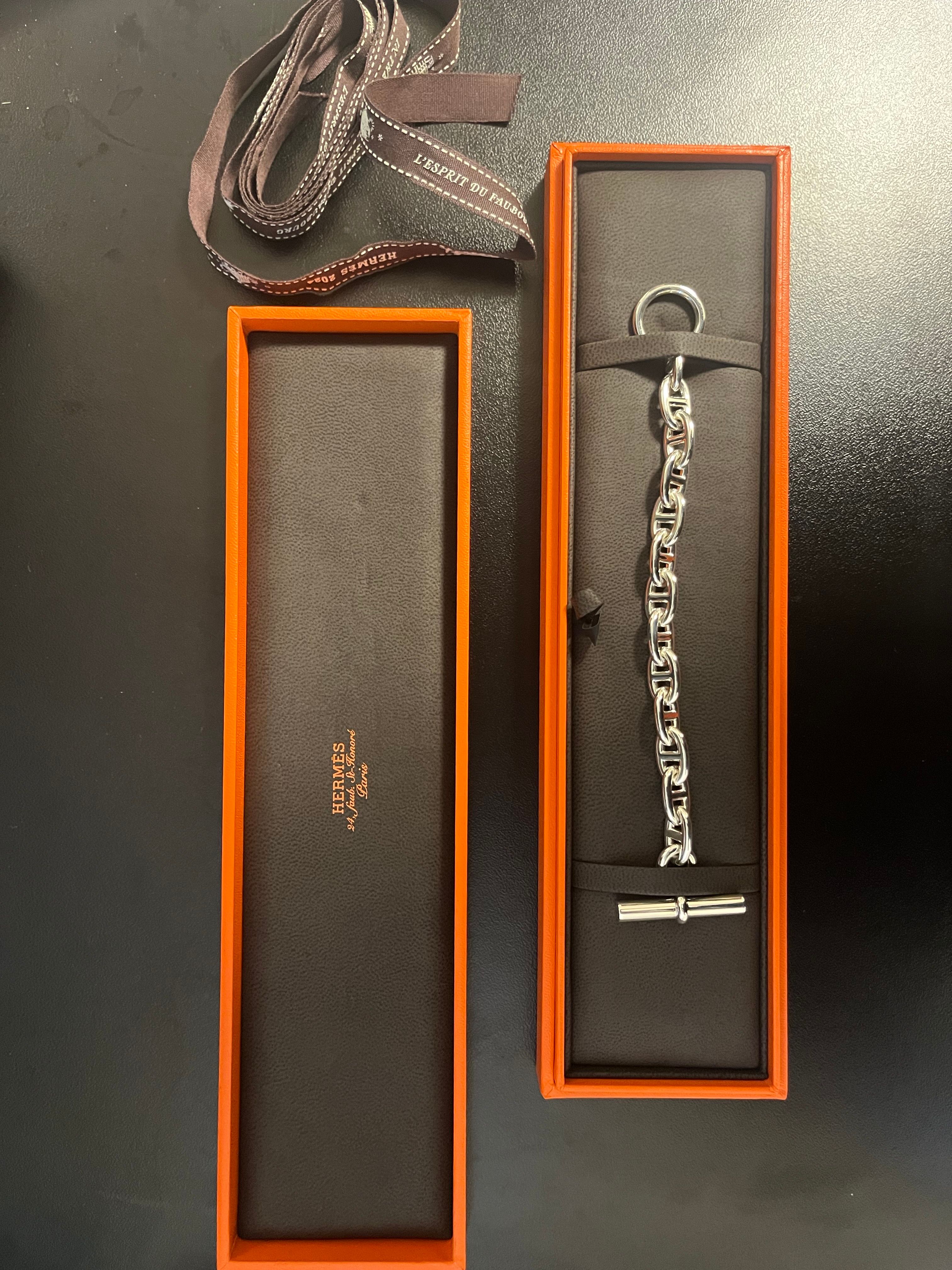 Hermes Chaine D'ancre MM Bracelet "Silver"