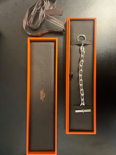 Hermes Chaine D'ancre MM Bracelet "Silver"