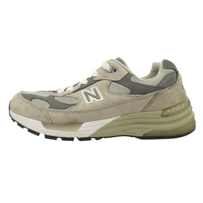 NEW BALANCE ニューバランス M992GR USA製 992 スエード ローカット スニーカー マルチカラー系 26.5cm【中古】