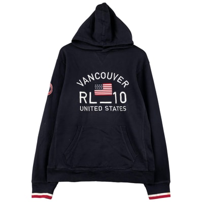 古着 ラルフローレン Ralph Lauren POLO by Ralph Lauren TEAM USA スウェットプルオーバーパーカー メンズXL相当/eaa458131