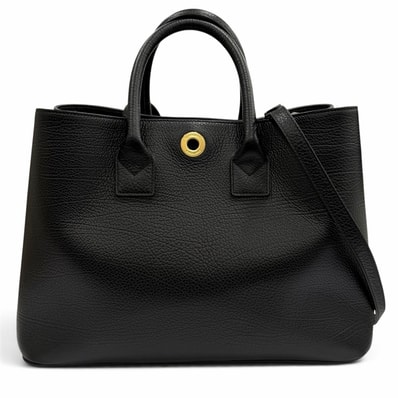 極美品 バーバリー ハンドバッグ ブラック レディース 8111270