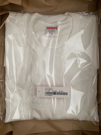 Supreme Tonal Box Logo Tee "White"