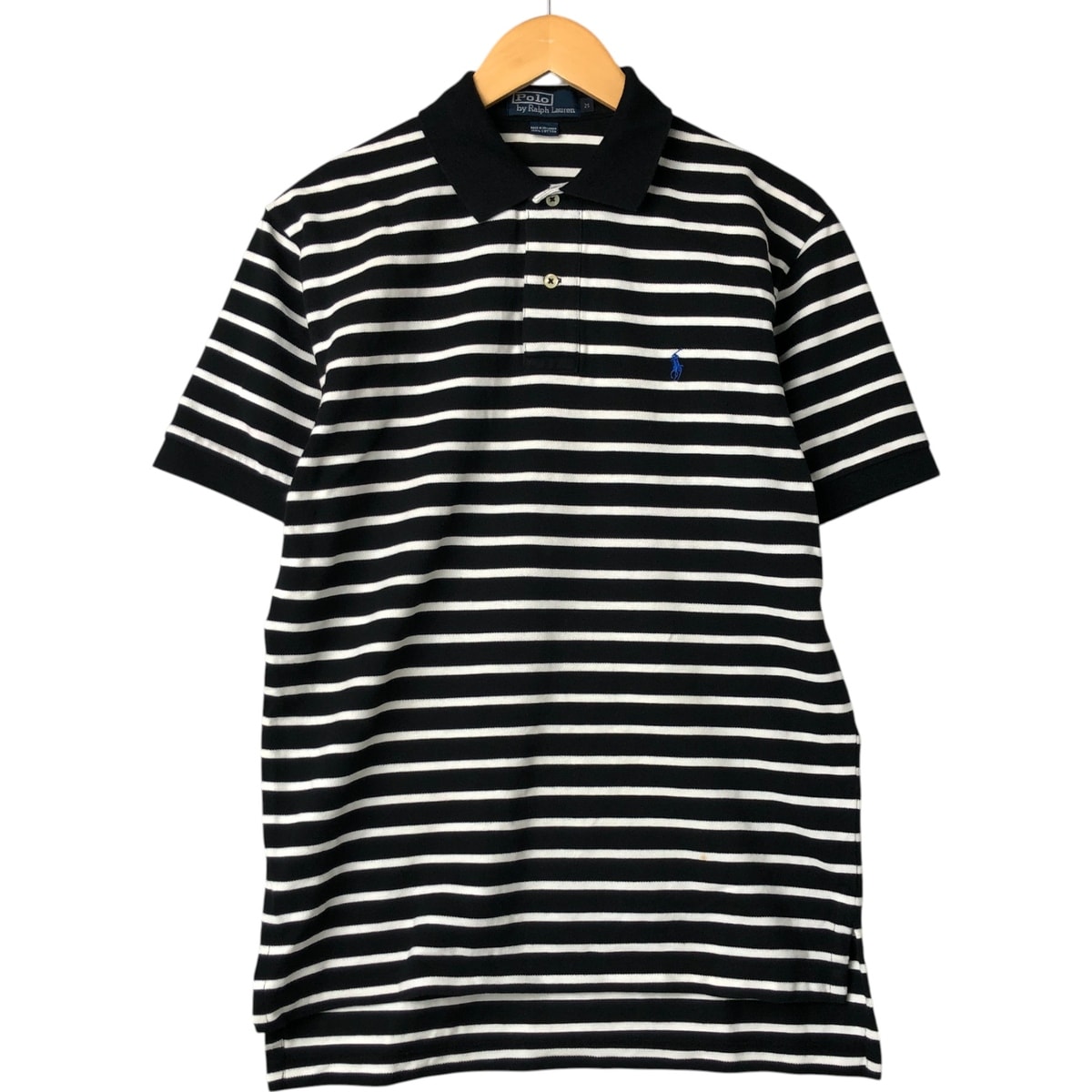 古着 ラルフローレン Ralph Lauren POLO by Ralph Lauren 半袖 ボーダー ポロシャツ メンズM相当/eaa547107