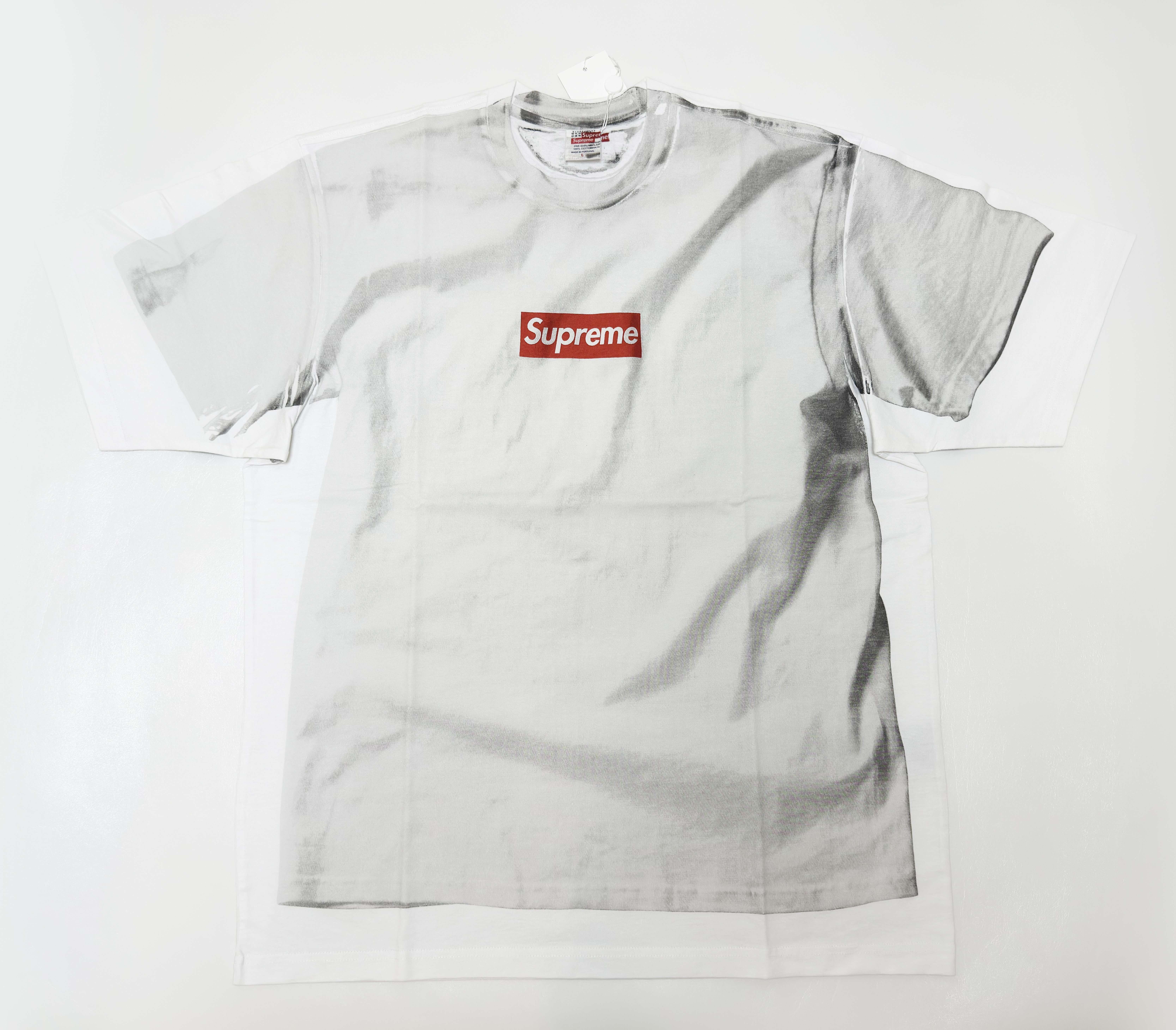 Supreme x MM6 Maison Margiela Box Logo Tee "White"