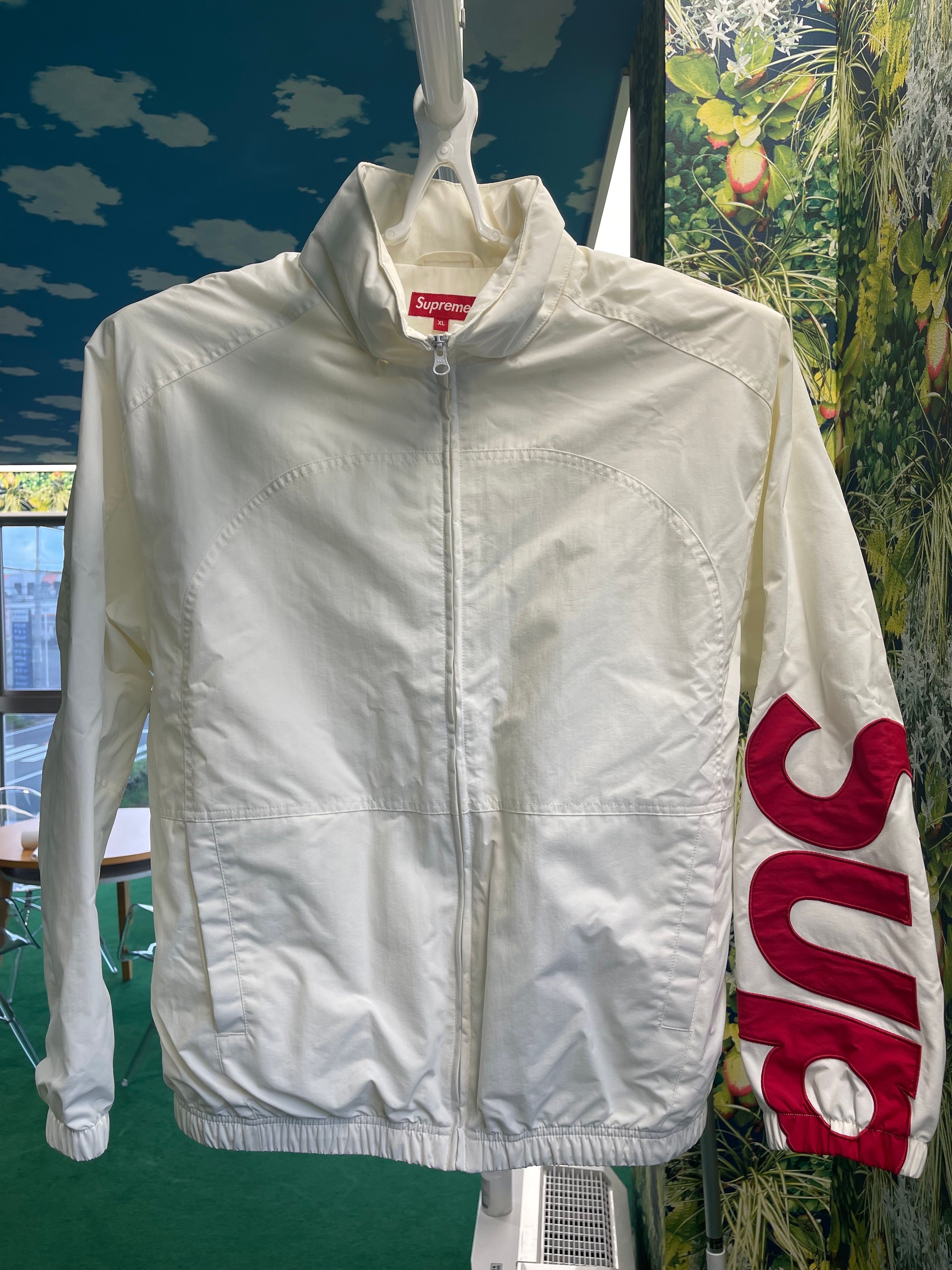 Supreme Spellout Track Jacket "White"
