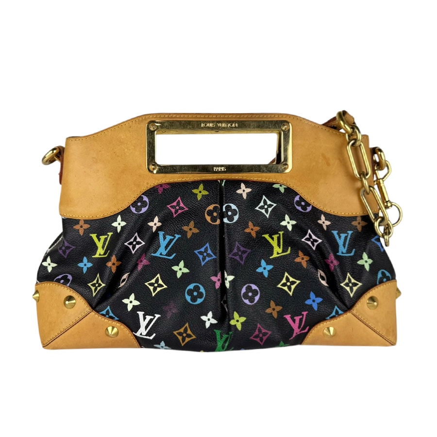 ルイ ヴィトン LOUIS VUITTON ショルダーバッグ ハンドバッグ モノグラム マルチカラー ジュディMM モノグラムマルチカラー ノワール レディース M40256【中古】 z11060