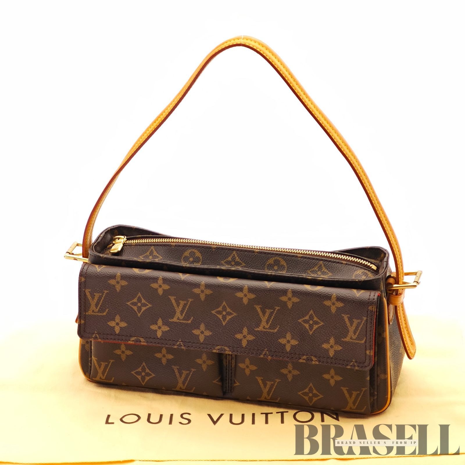 LOUIS VUITTON ルイ・ヴィトン ヴィバ・シテ MM モノグラム ヴィバ・シテ MM M51164 AR0044 ハンドバッグ Monogram Canvas Brown レディース