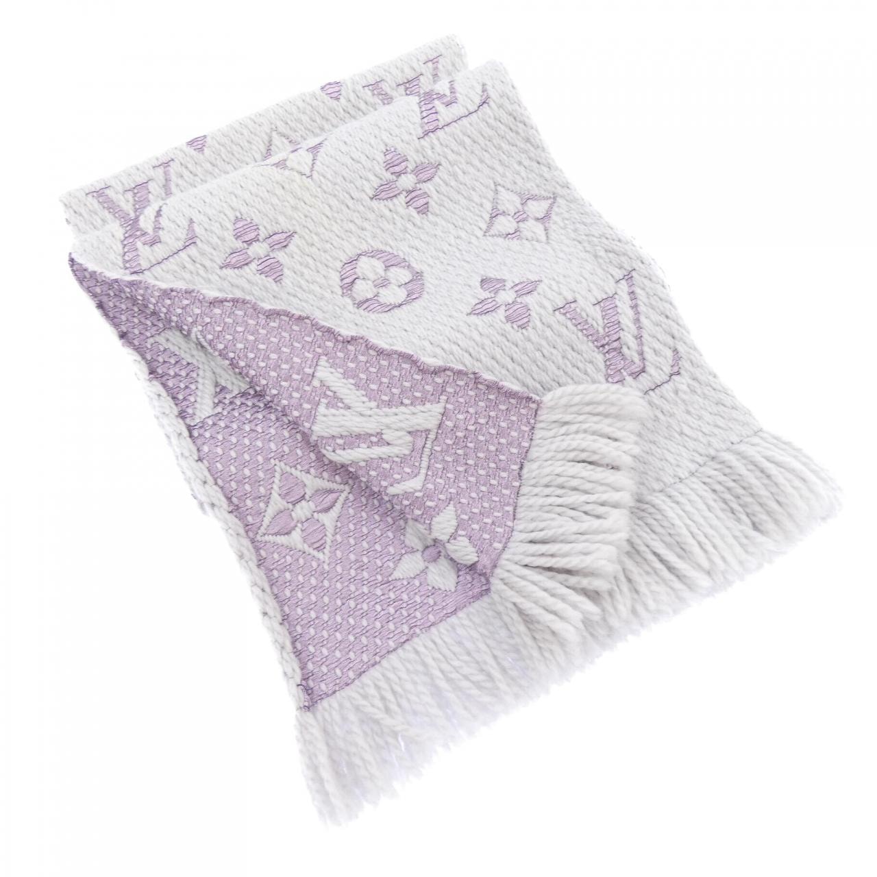 ルイヴィトン LOUIS VUITTON エシャルプ ロゴマニア デュオ M73121 MUFFLER