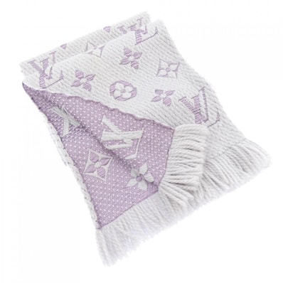 ルイヴィトン LOUIS VUITTON エシャルプ ロゴマニア デュオ M73121 MUFFLER