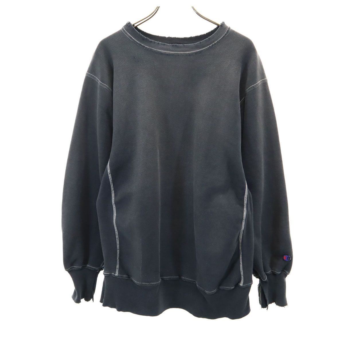 Champion チャンピオン 90s 00s 長袖 リバースウィーブ スウェット トレーナー L チャコールグレー 裏起毛
