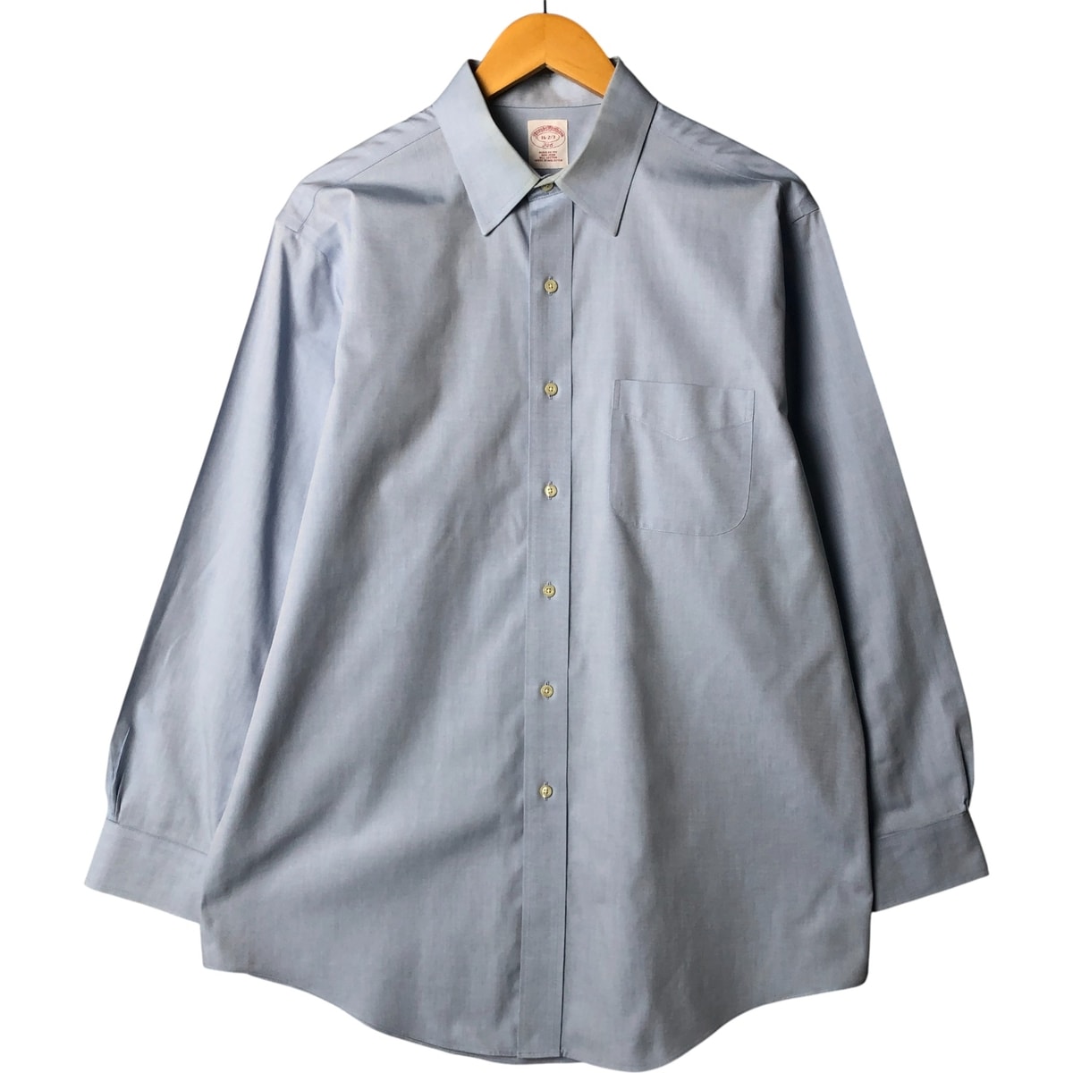 古着 ブルックスブラザーズ Brooks Brothers 346 REGULAR FIT 長袖 コットンシャツ メンズL相当/eaa586711