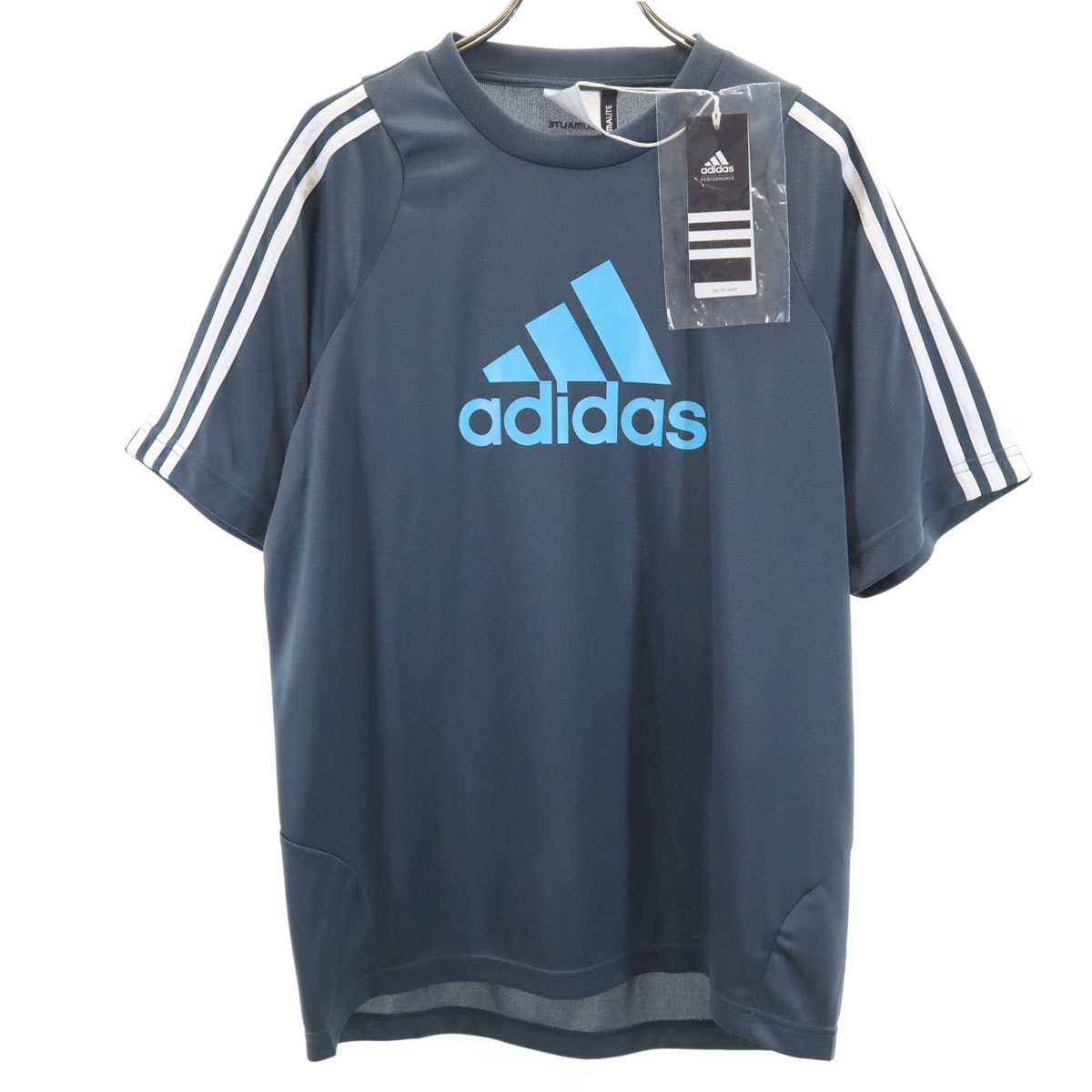 未使用 adidas アディダス トレーニング 半袖 Tシャツ M グレー