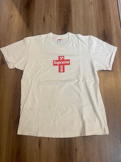 Supreme Cross Box Logo Tee "White"