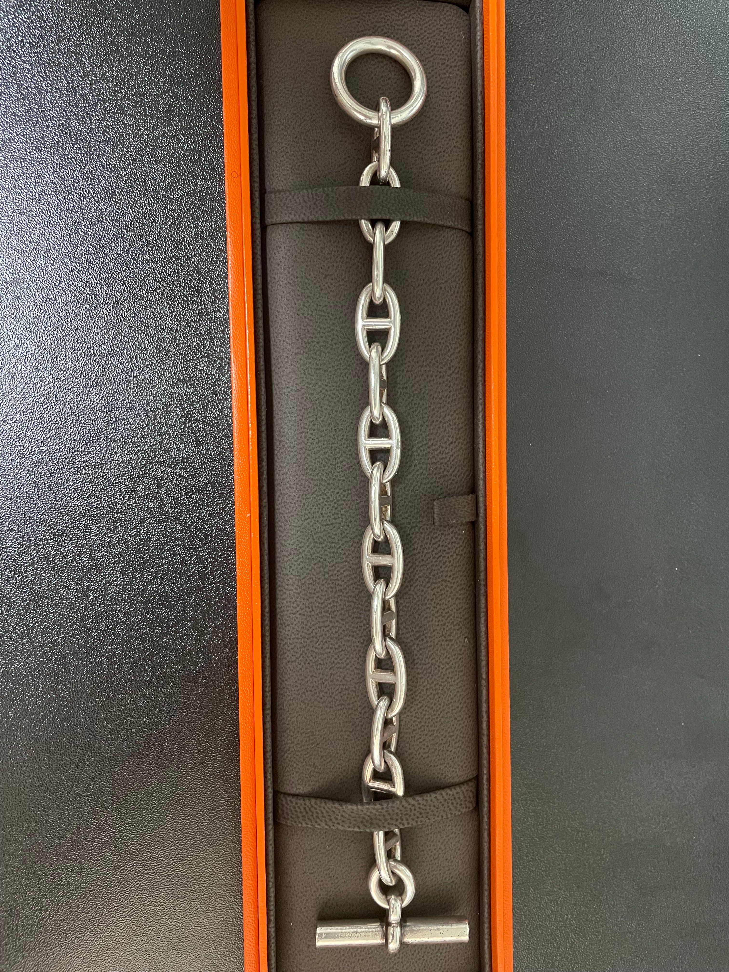 Hermes Chaine D'ancre GM Bracelet "Silver"
