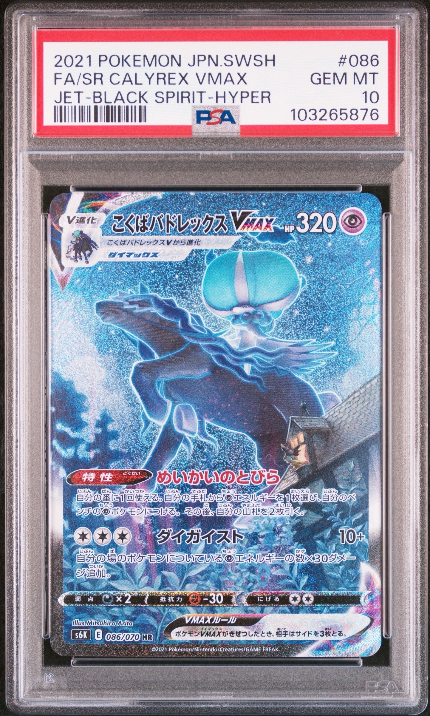 こくばバドレックスVMAX HR: SA[S6K 086/070](拡張パック「漆黒のガイスト」)