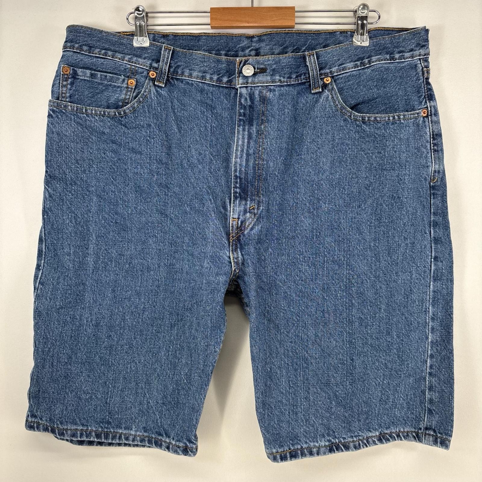 古着 リーバイス Levi's ショートパンツ 505 ストレート ジーパン ハーフパンツ 大きいサイズ w40 ブルー メンズ