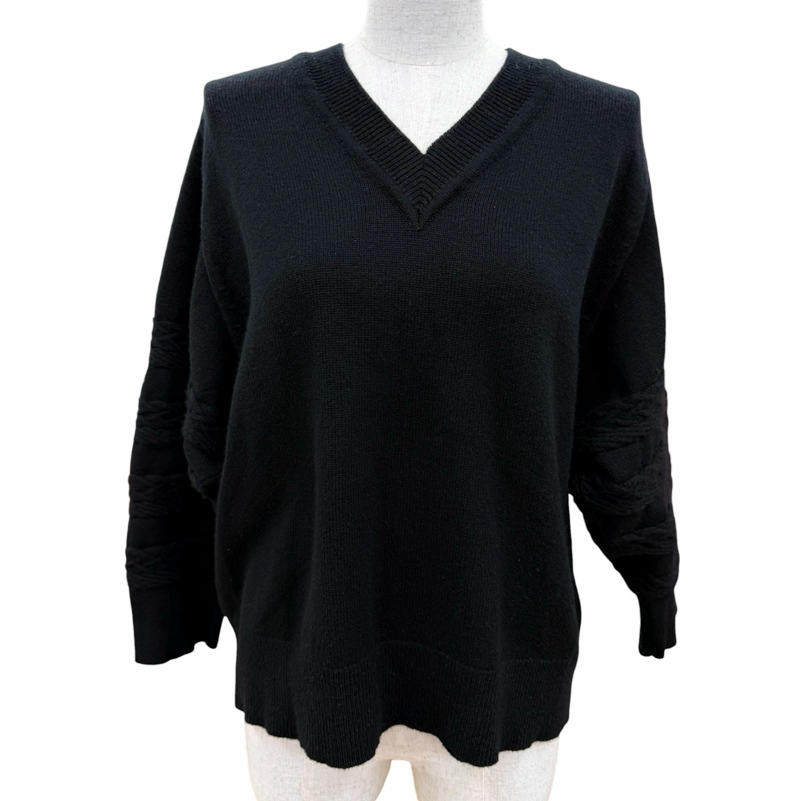 極美品 エルメス ニット ブラック レディース 36