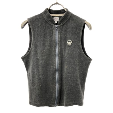 ARMANI JEANS アルマーニジーンズ イタリア製 ジップ ベスト 6 グレー