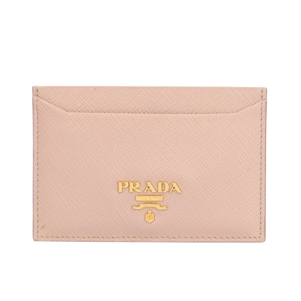 プラダ サフィアーノ カードケース レザー 1M0208 レディース PRADA  中古