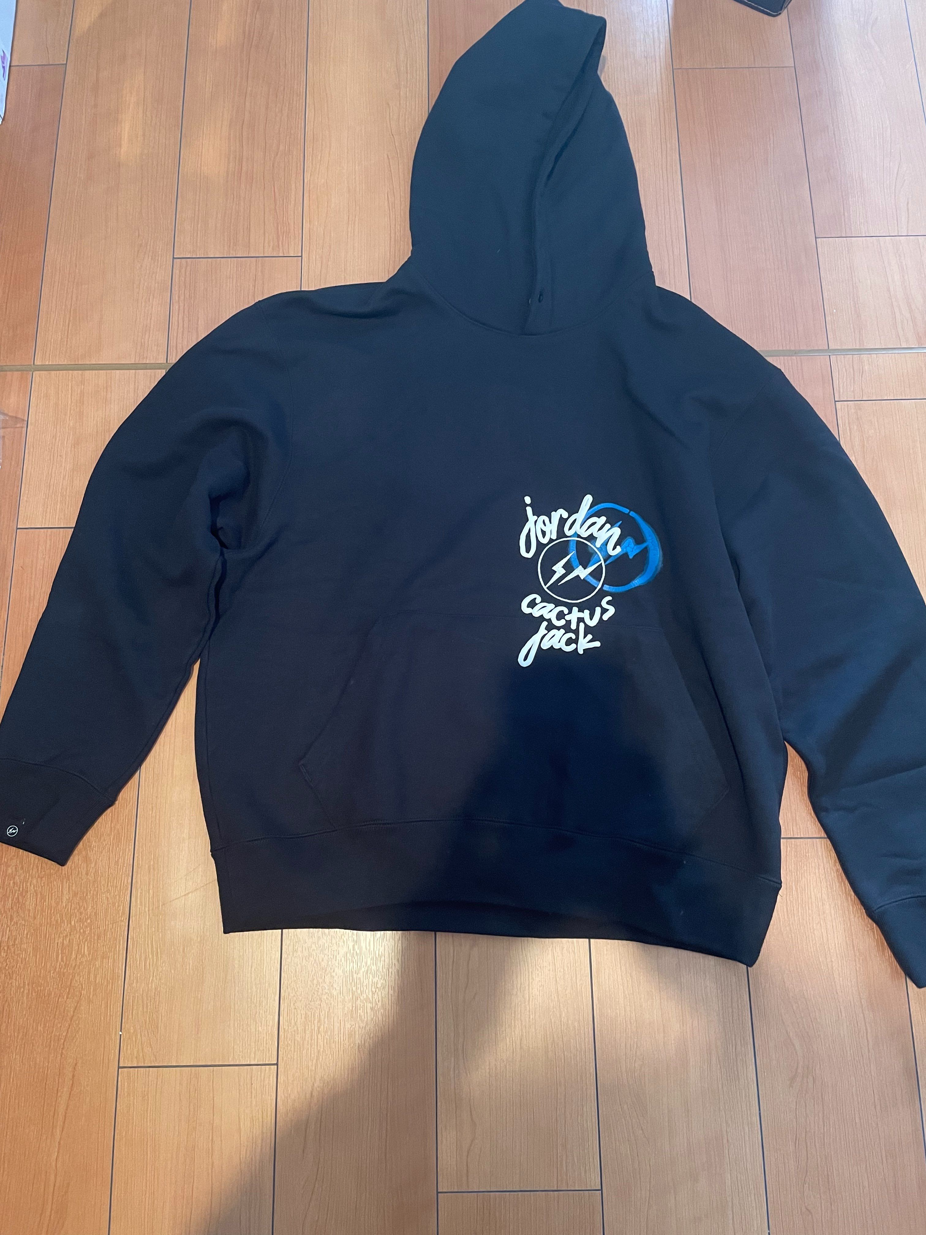 Air Jordan Travis Scott  Fragment Hoodie "Black"