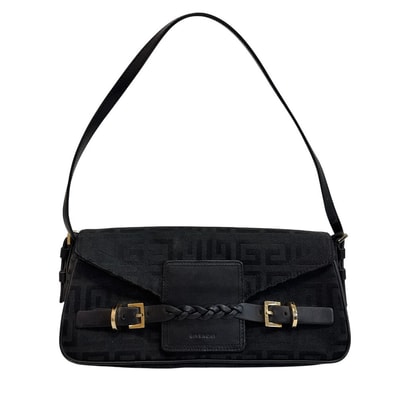 ジバンシィ GIVENCHY ハンドバッグ ロゴ アクセサリーポーチ ワンショルダーバッグ ブラック