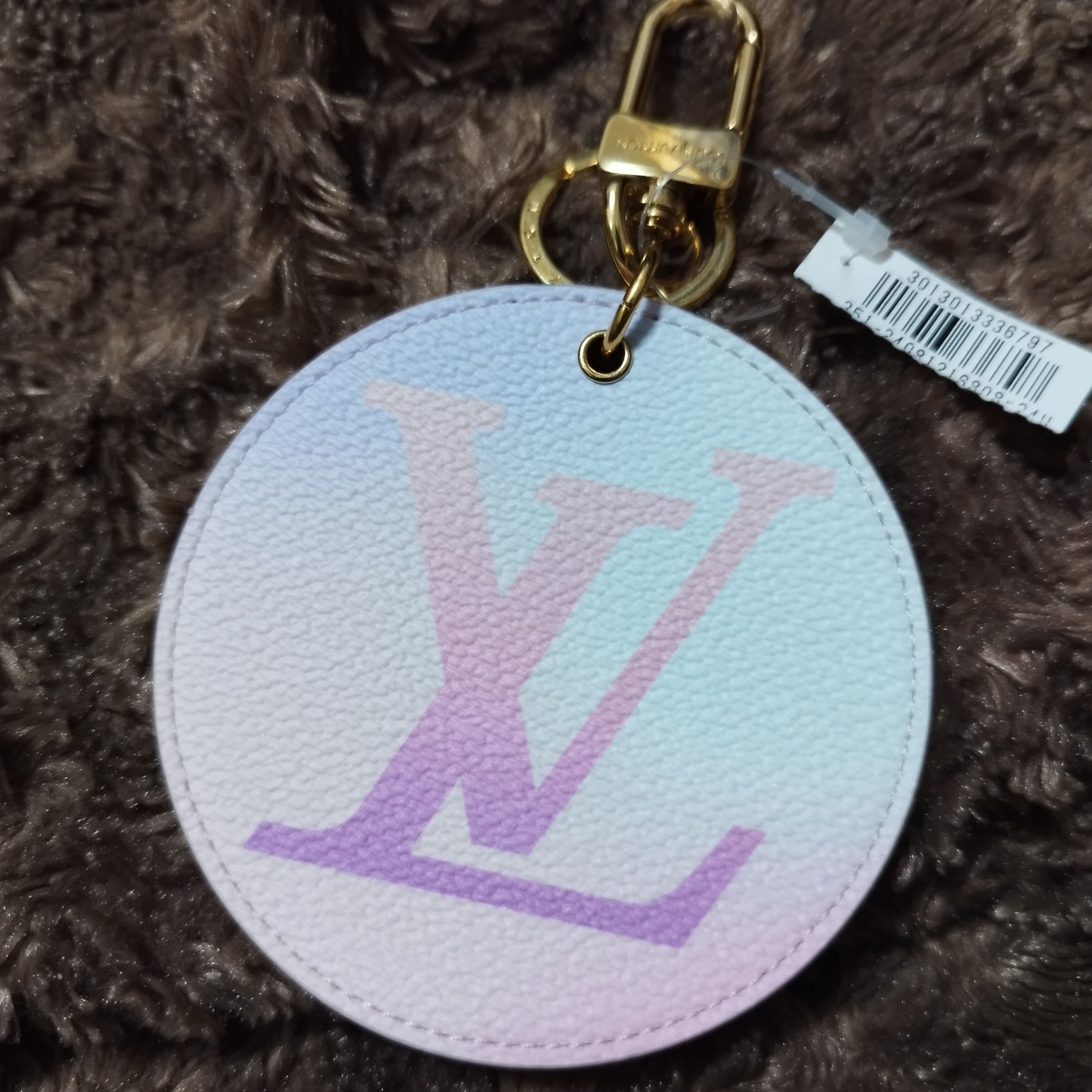 Louis Vuitton Illustre Bag Charm And Key Holder "Sunrise Pastel"