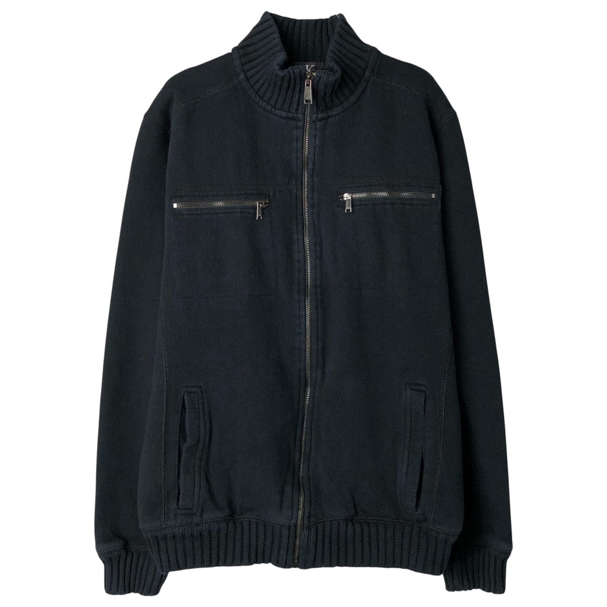 古着 90~00年代 カルバンクライン Calvin klein フルジップスウェットシャツ トレーナー メンズM相当 ヴィンテージ/eaa611643