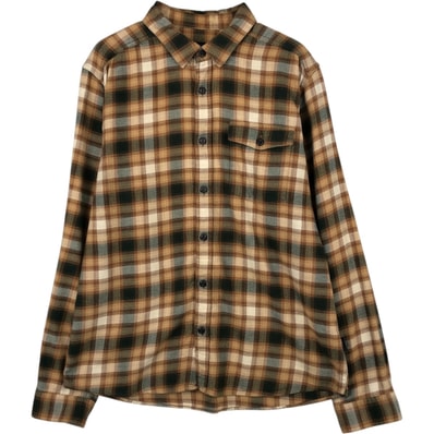 古着 パタゴニア Patagonia ORGANIC COTTON オーガニックコットン ライトウェイトフィヨルドフランネルシャツ 52240FA17 長袖 ライトネルチェックシャツ メンズM相当/eaa647214