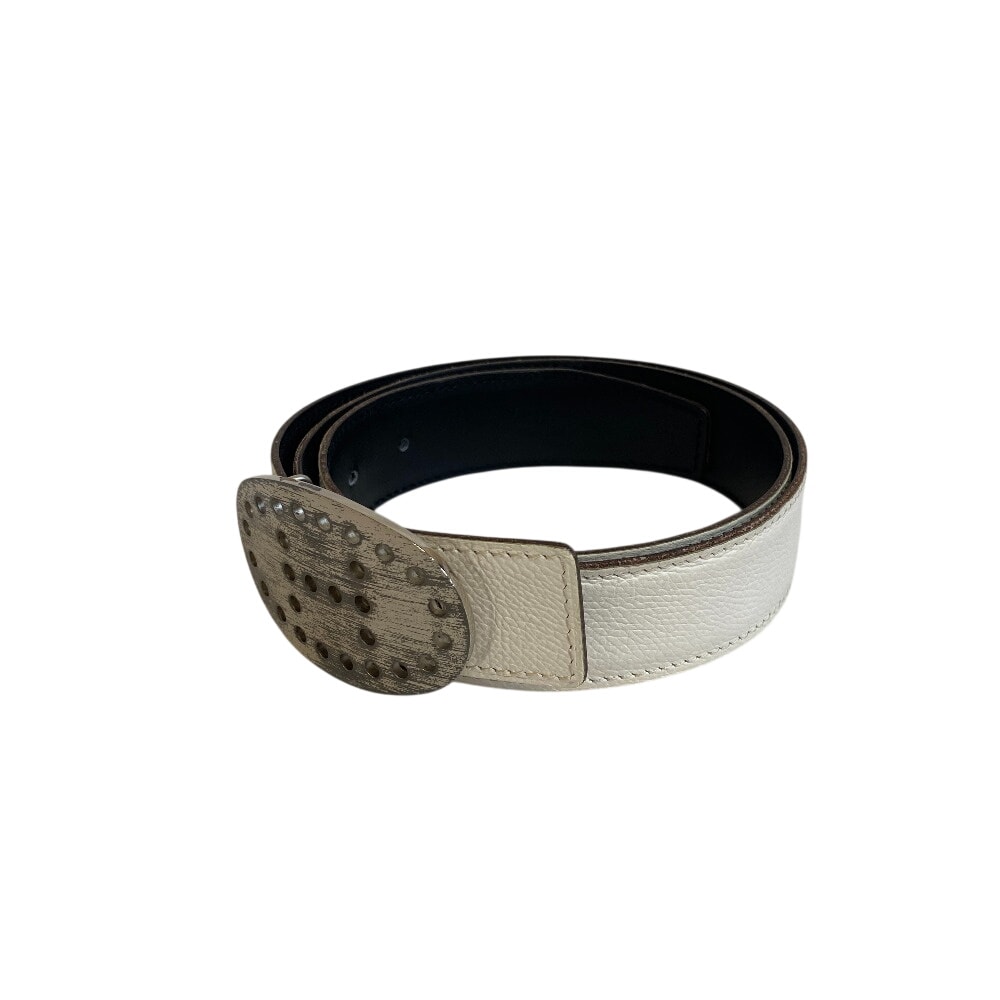 エルメス HERMES ベルト エブリン ホワイト