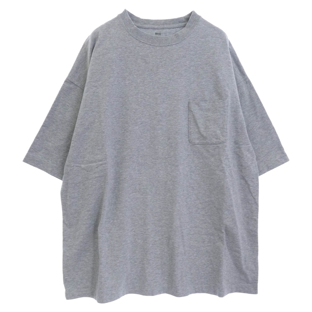 Ron Herman ロンハーマン Tシャツ RHC ポケット付き クルーネック 半袖 Tシャツ グレー グレー系 XL【中古】
