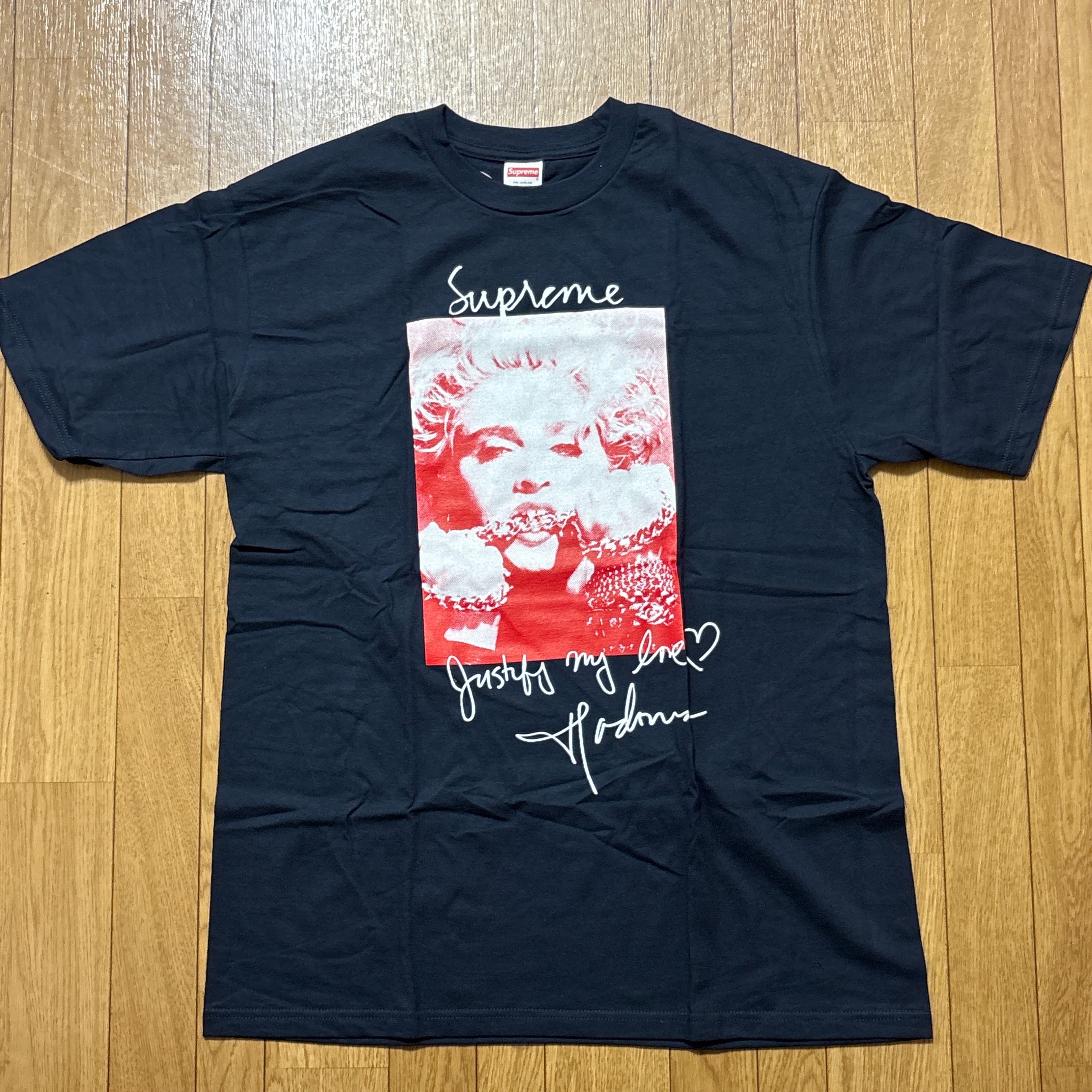 シュプリーム マドンナ Tシャツ "ネイビー"