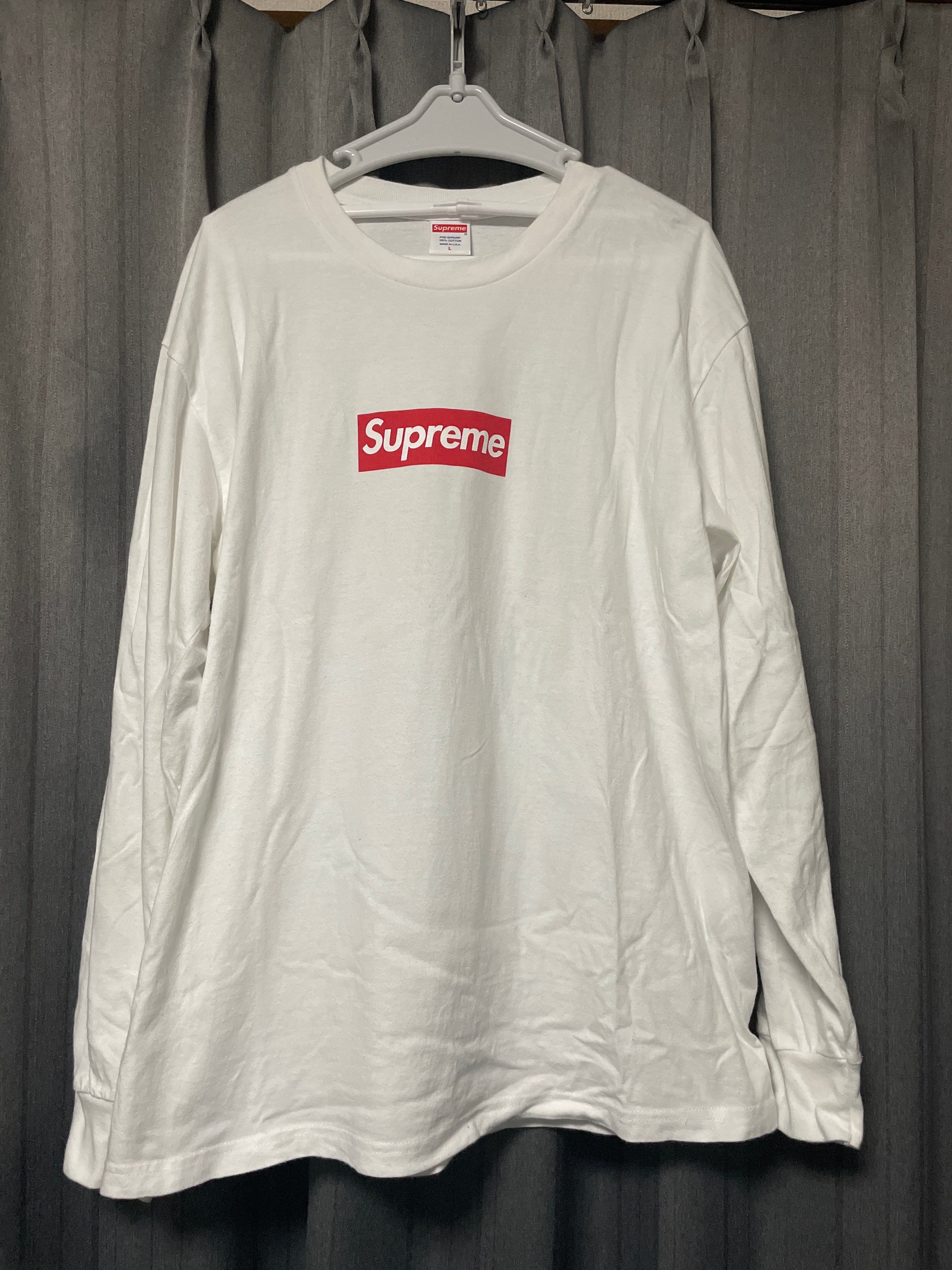 Supreme Box Logo L/S Tee "White"