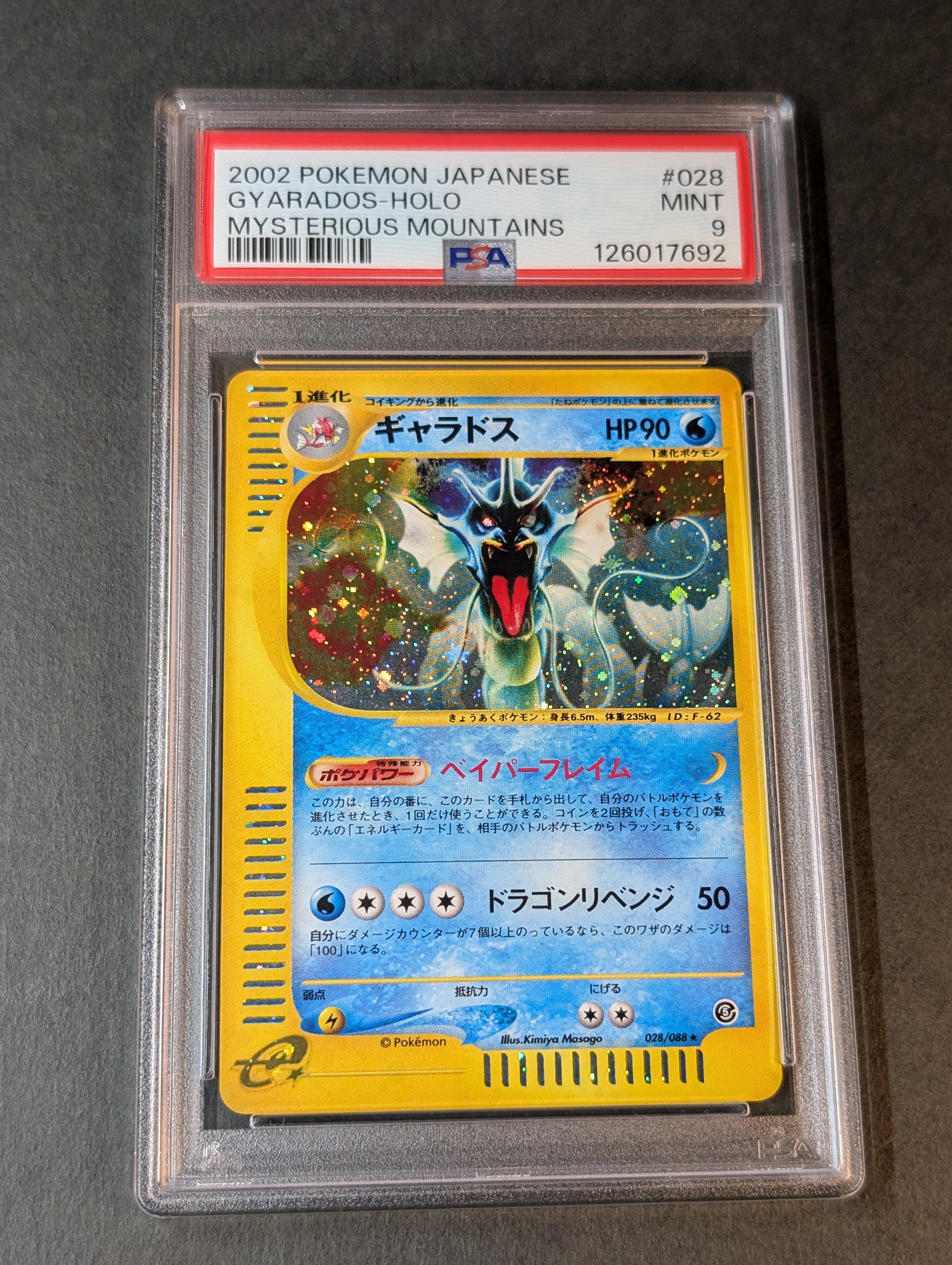 PSA9】ギャラドス ☆ [e5 028/088](拡張パック第5弾「神秘なる山」) 1