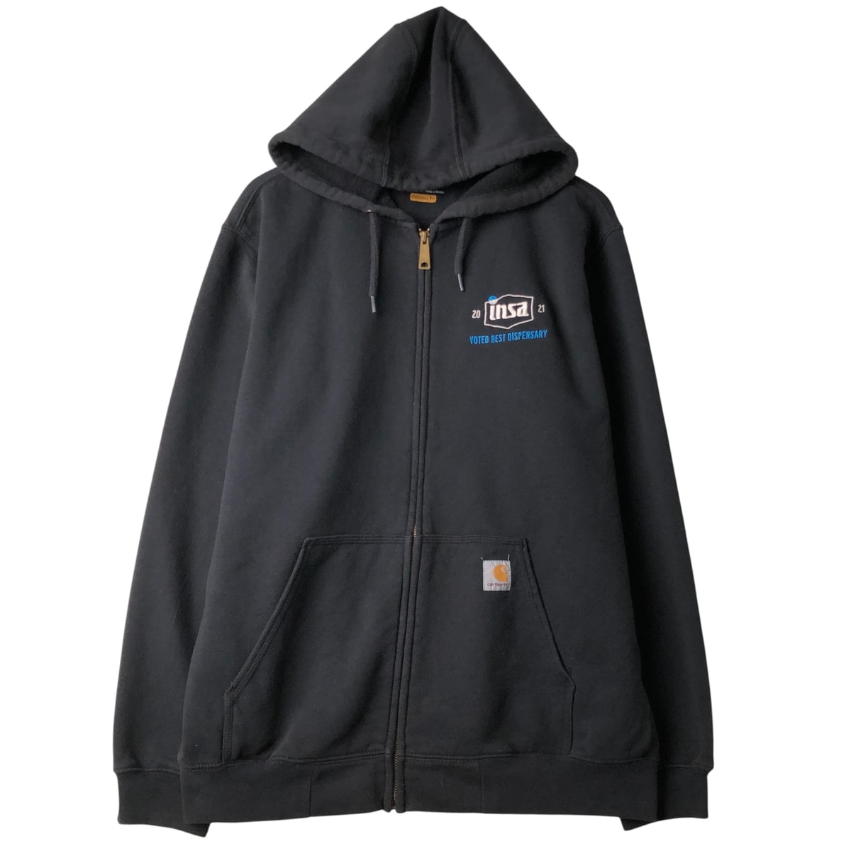 古着 カーハート Carhartt スウェットフルジップパーカー メンズL相当/eaa611479