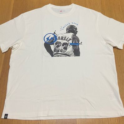 Air Jordan Travis Scott Fragment Tee "White"