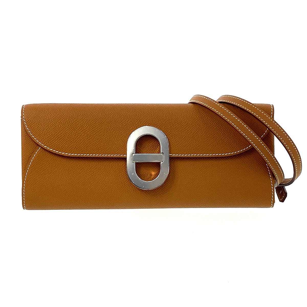 HERMES エルメス マイヨン トゥーゴー シェーヌダンクル  長財布 H084021 レザー ヴォーエプソン ゴールド G(2026)刻印  レディース【中古】