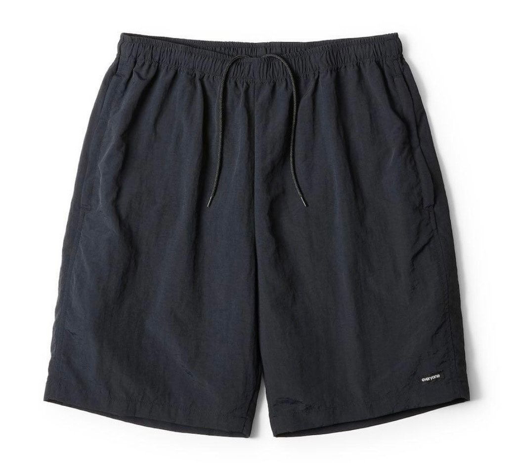 新品 オンライン完売 定価以下 everyone easy nylon shorts ブラック ナイロンショーツ