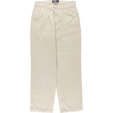 古着 ラルフローレン Ralph Lauren POLO by Ralph Lauren ツータック チノパンツ レディースXL(w32)相当/eaa587996