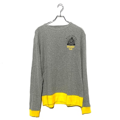 Stussy thermal LS Tee Gray