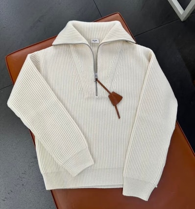 CELINE トラッカーセーター / ウールカシミア 全新