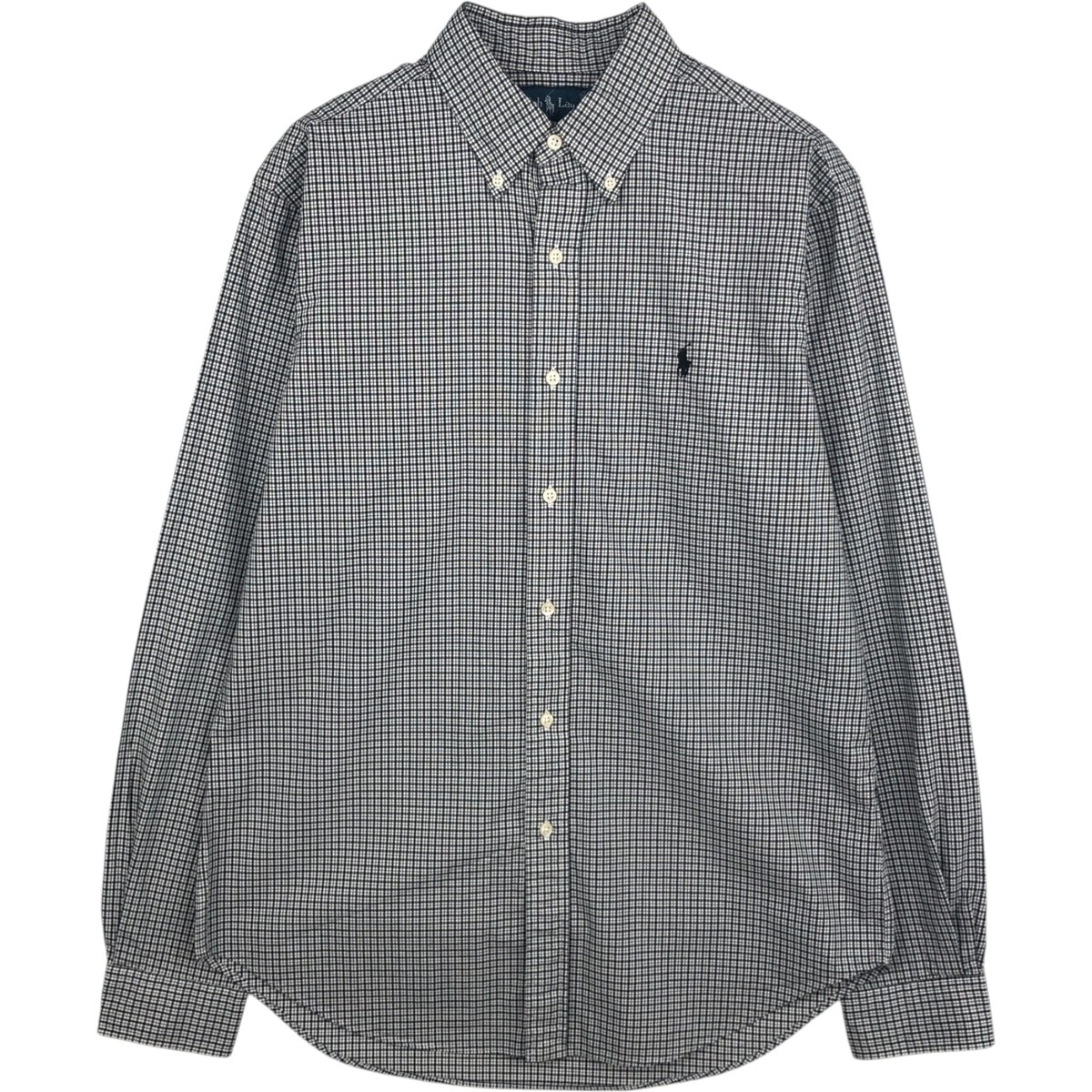 古着 ラルフローレン Ralph Lauren CLASSIC FIT クラシックフィット 長袖 ボタンダウンチェックシャツ メンズM相当/eaa629022