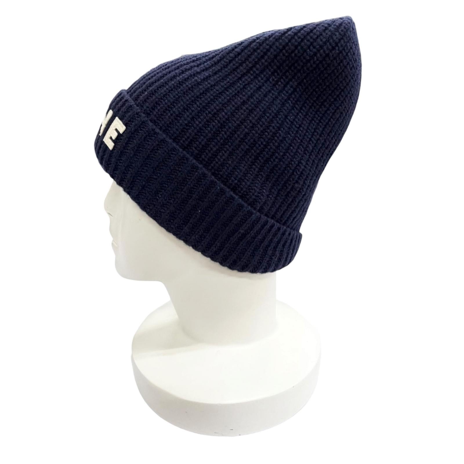 A+ (新品・未使用(ワケあり))】未使用品 セリーヌ ロゴ ニット帽 A+ (新品・未使用(ワケあり))】未使用品 セリーヌ ロゴ ニット帽