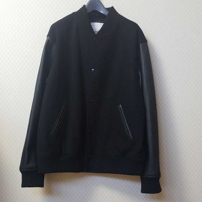 Supreme Motion Logo Varsity Jacket "Black"